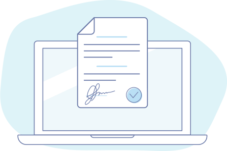 Illustration d'un certificat de cession