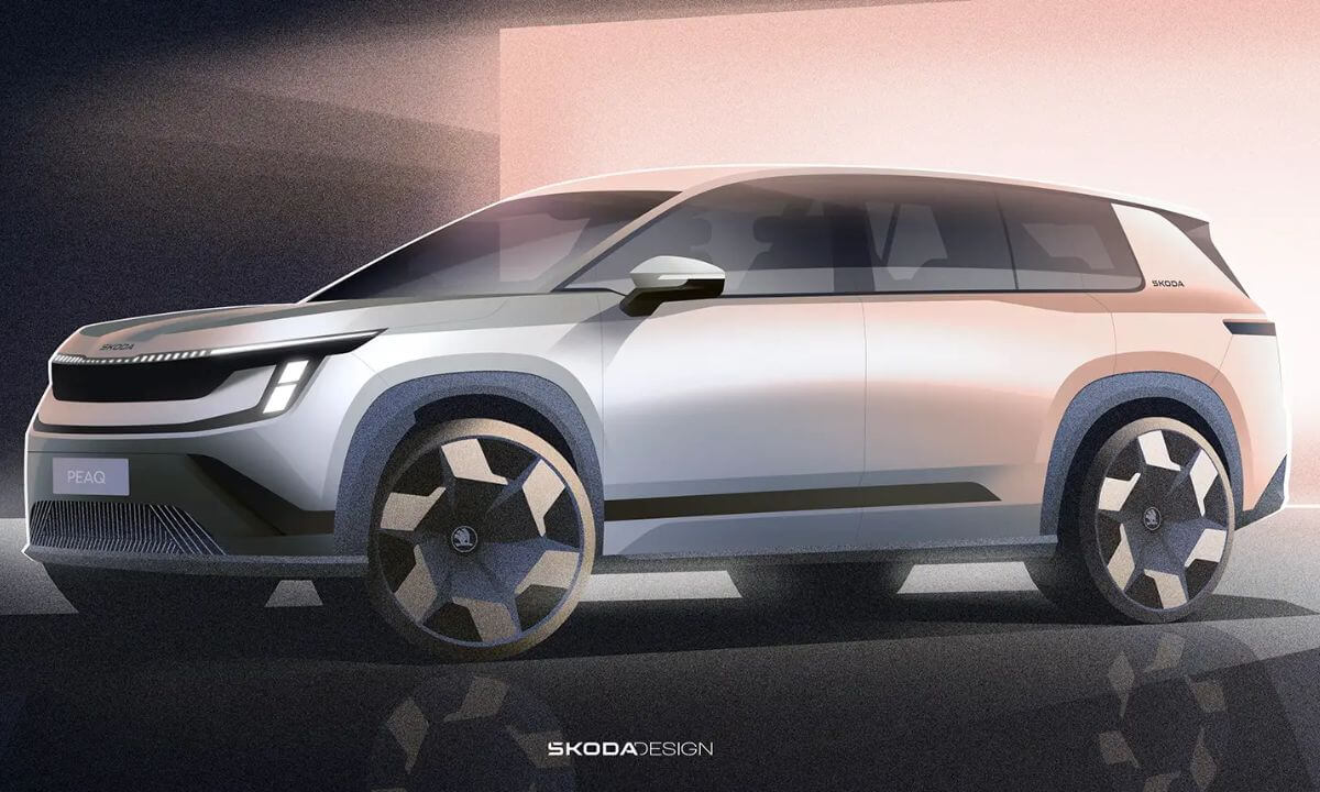 La présentation du Skoda Peaq, grand SUV électrique à 7 places, est imminente !