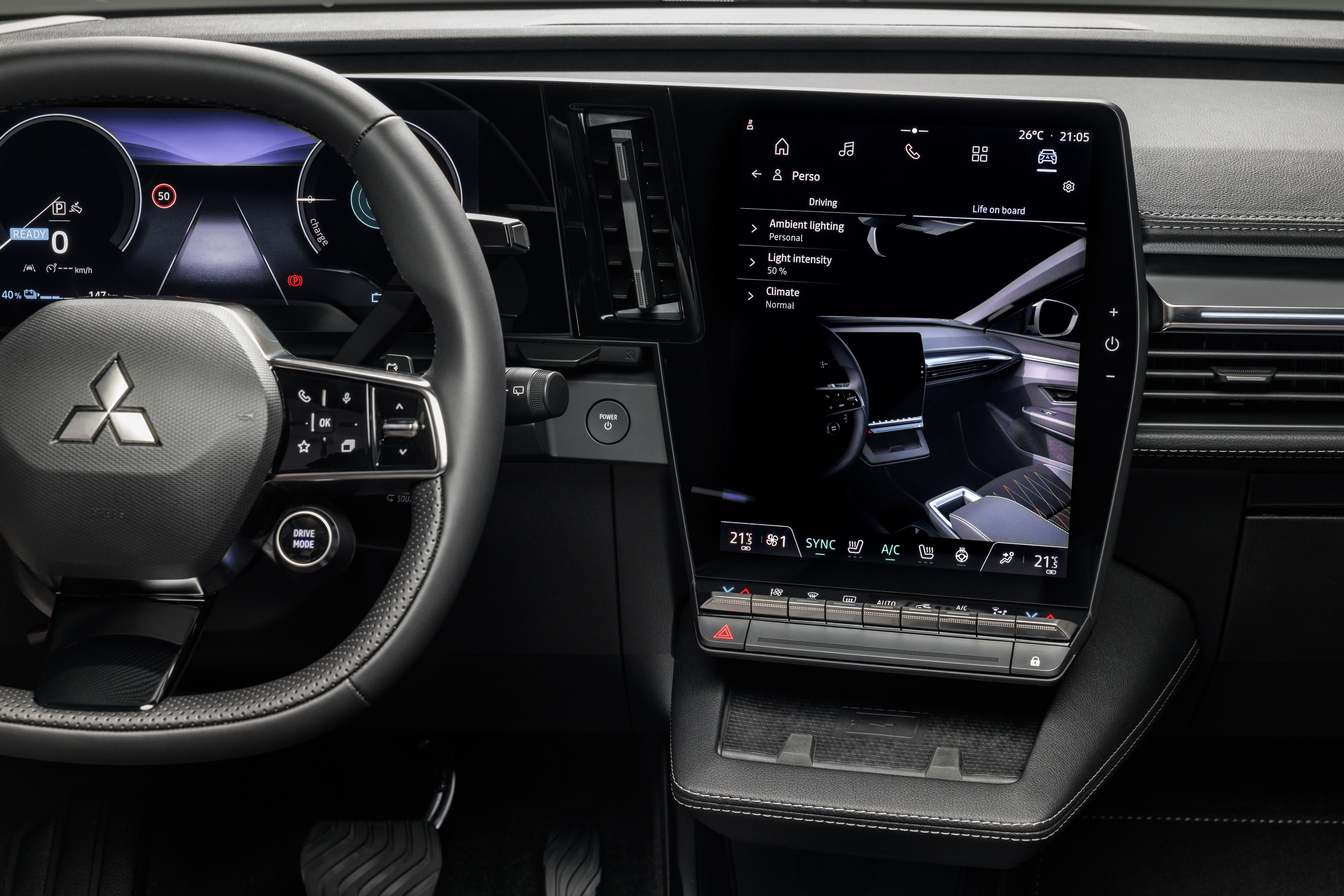 Info divertissement du Mitsubishi Eclipse Cross 2026