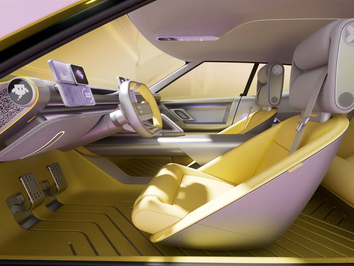 L'intérieur du Hyundai Concept Three