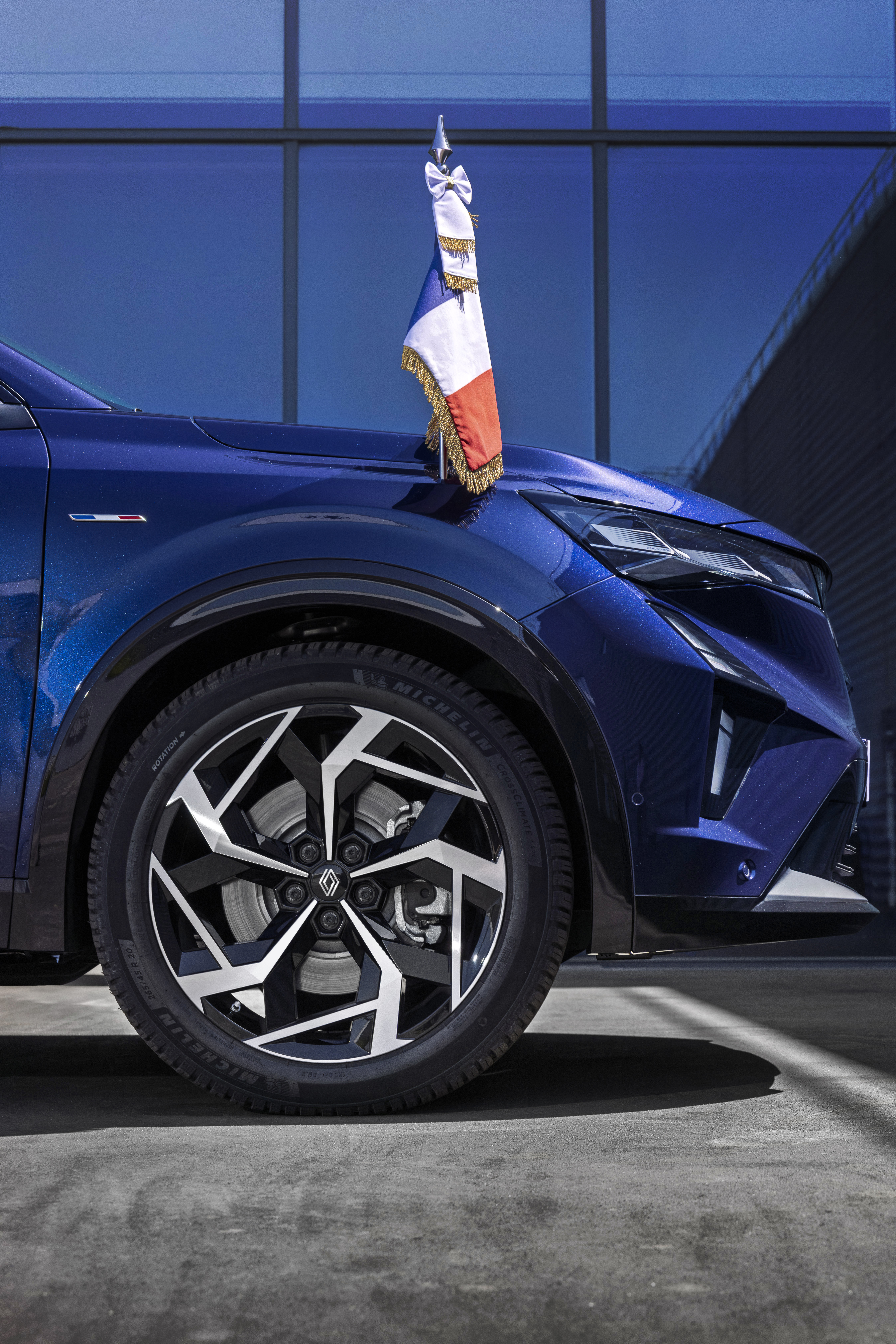 Les jantes du Rafale présidentiel