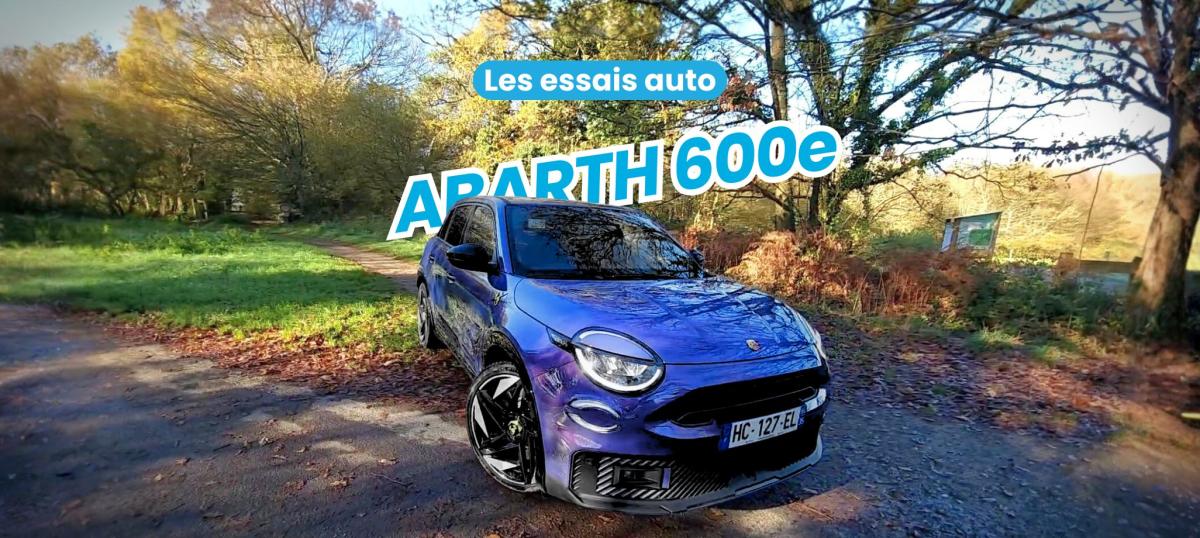 Essai auto de l'Abarth 600e