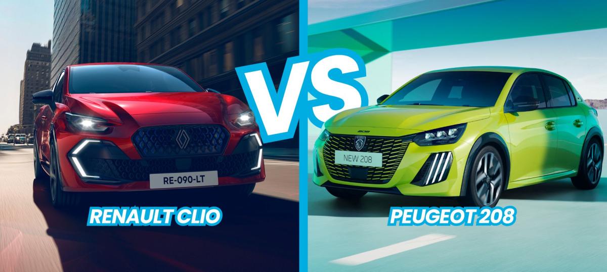 Comparatif Renault Clio - Peugeot 208