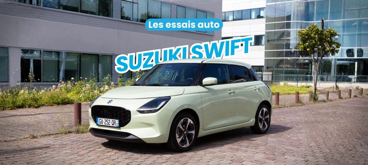 Essai auto de la Suzuki Swift 1.2 Dualjet Hybrid SHVS