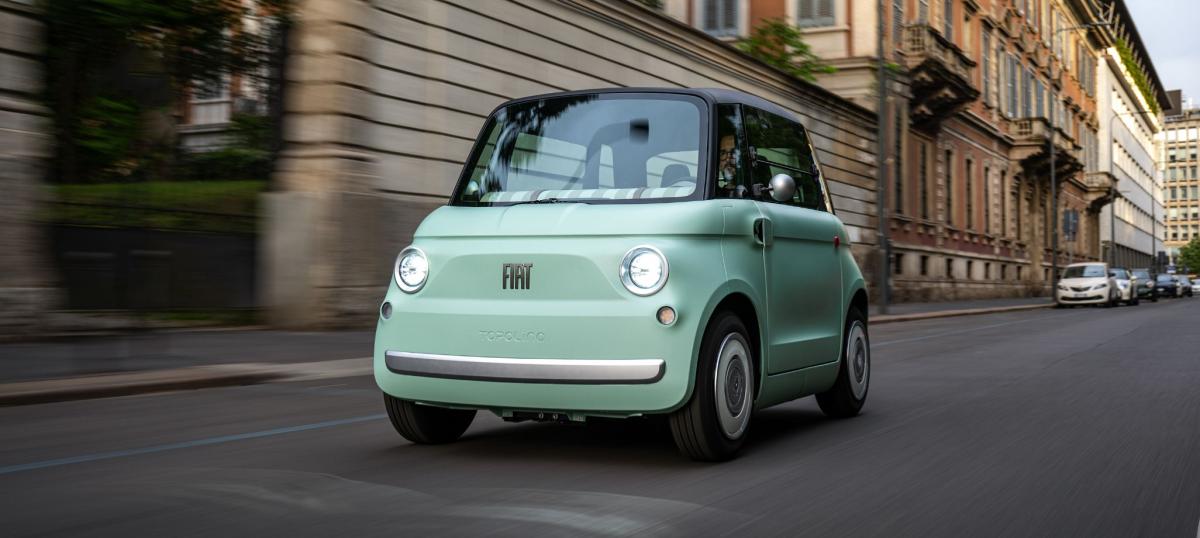 Une Fiat Topolino, une voiture sans permis