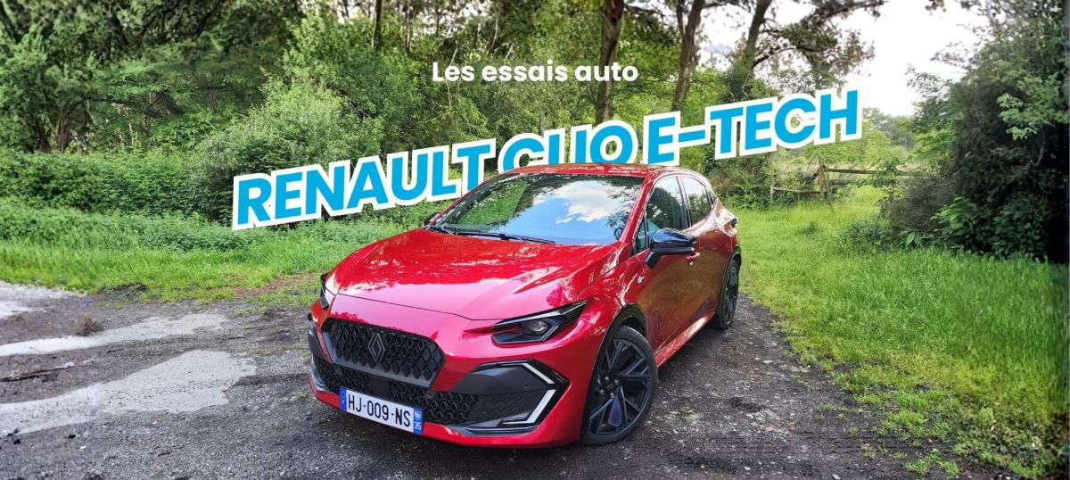 Essai auto de la Renault Clio 6 E-Tech