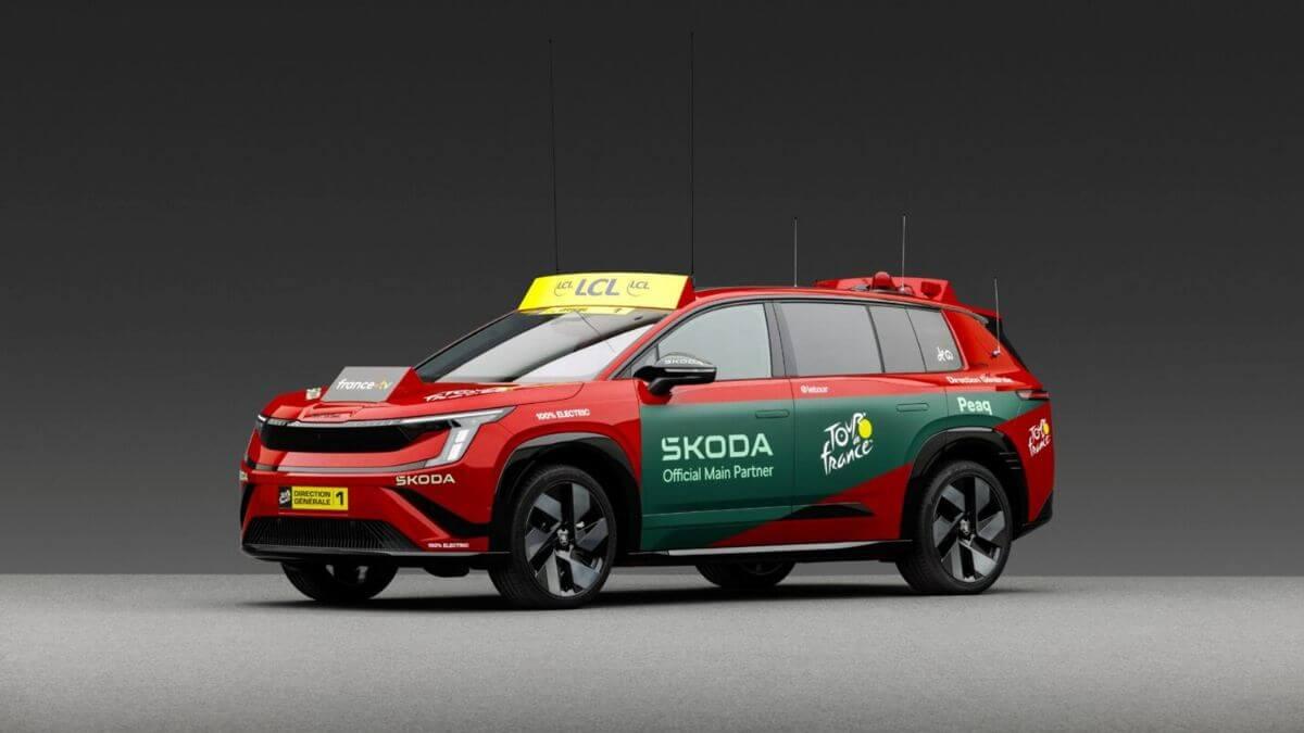 Le Skoda Peaq au Tour de France