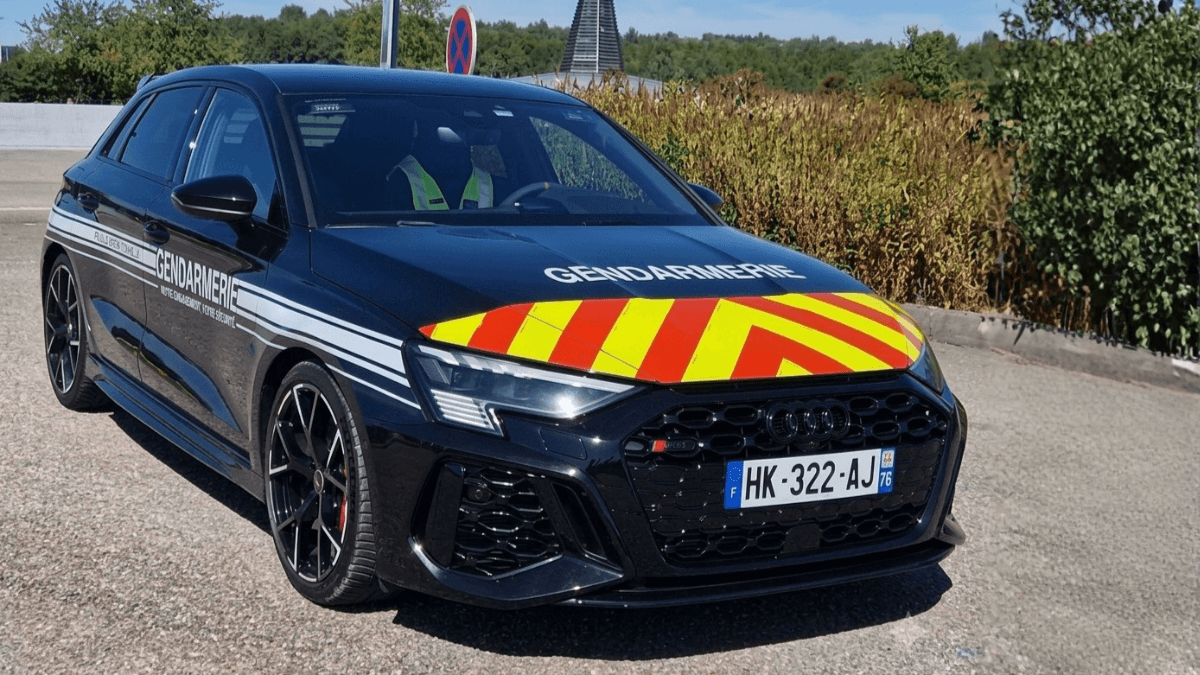 L'Audi RS3 va servir la gendarmerie