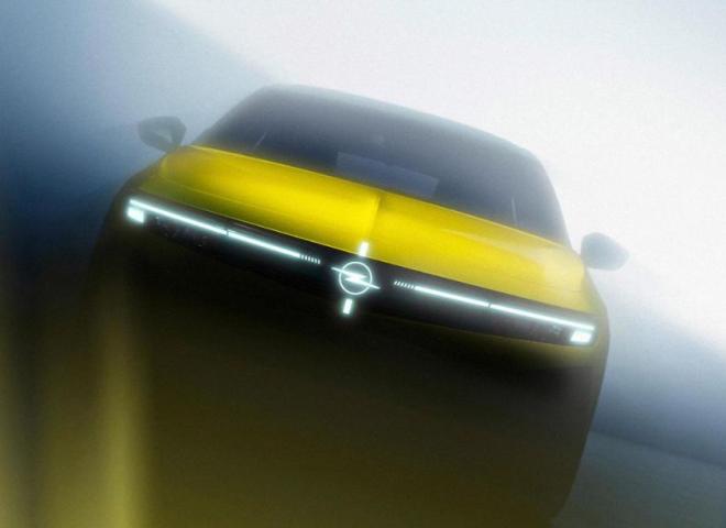 Face avant de la nouvelle Opel Astra