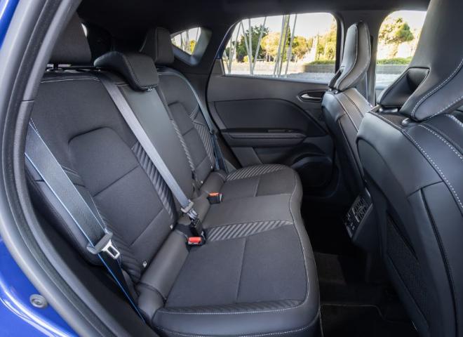 Habitacle arrière du Renault Captur
