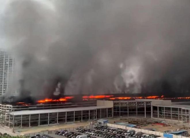 Incendie de BYD en Chine 