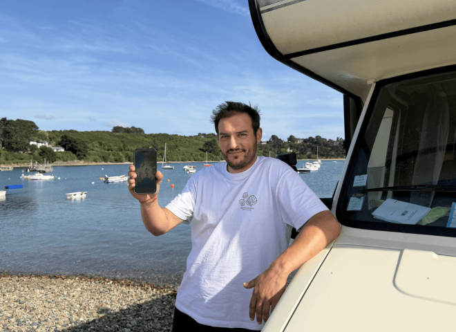 Baptiste Rousseau, créateur de l'application LeCampeur