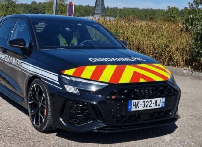 Une Audi RS3 va servir la gendarmerie