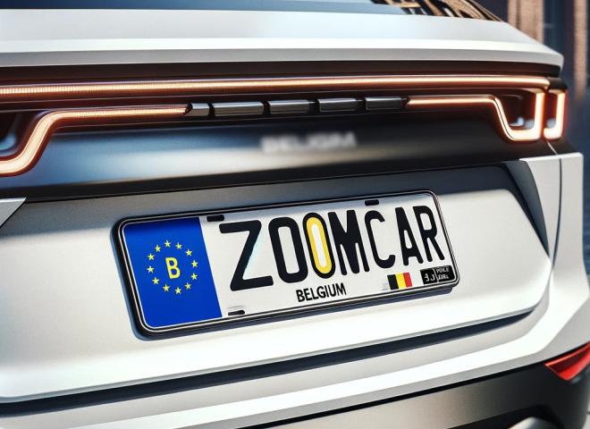 Plaques personnalisées belges