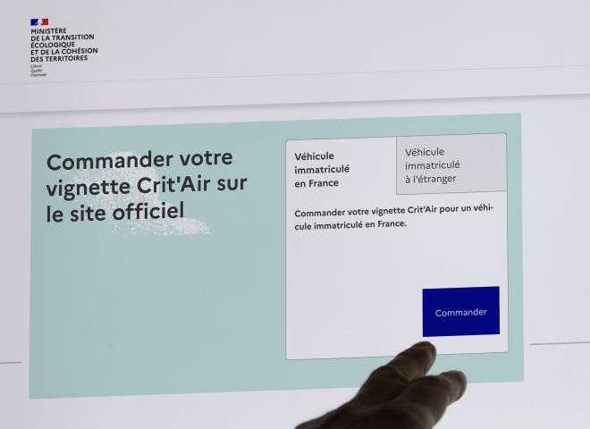 Site officiel certificat-air.gouv.fr pour commander sa vignette