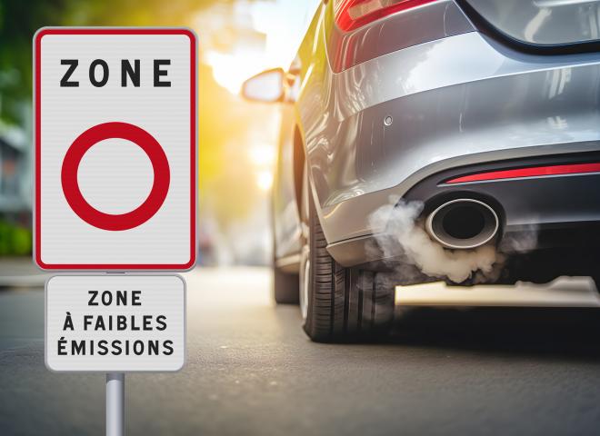 Rouler avec une vignette crit'air dans les ZFE