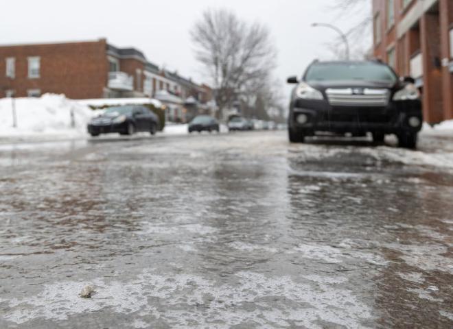 Conduite sur verglas