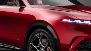 Le nouveau Alfa Rome Brennero couleur rouge