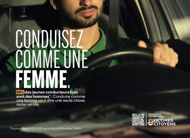 Conduisez comme une femme : une campagne routière provocatrice assumée