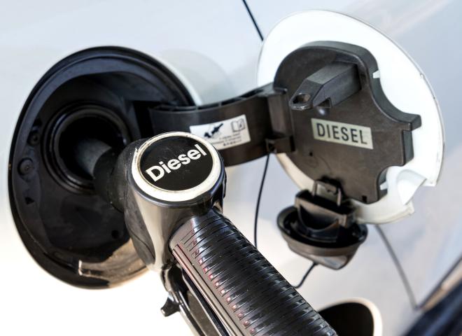 Un réservoir de voiture d'occasion diesel