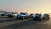 Gamme de voitures Dacia