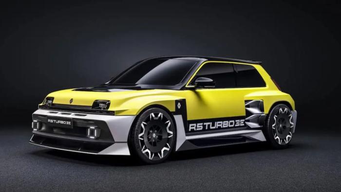 La Renault R5 Turbo, équipée de moteurs dans ses roues
