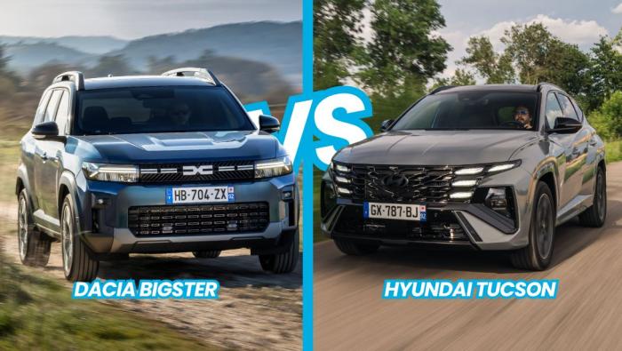 Comparatif : Dacia Bigster VS Hyundai Tucson
