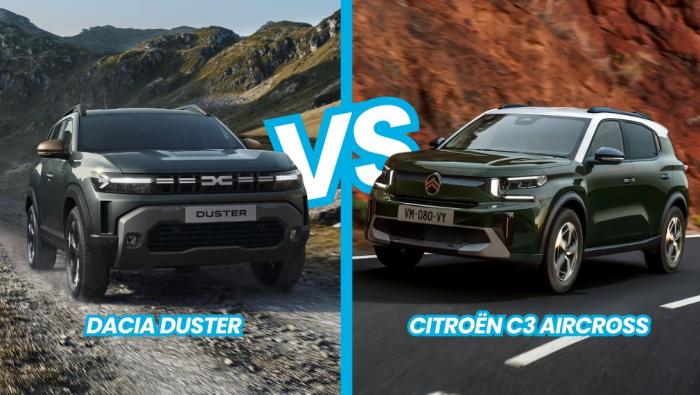 Comparatif Dacia Duster vs Citroën C3 Aircross