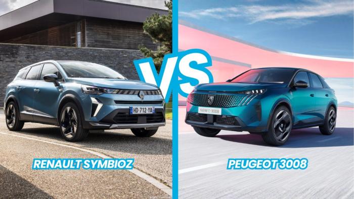 Comparatif Renault Symbioz VS Peugeot 3008