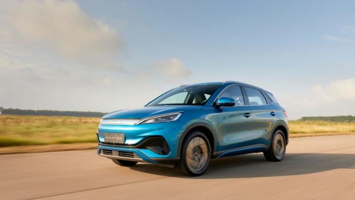 Une BUYD Atto 3, voiture électrique chinoise