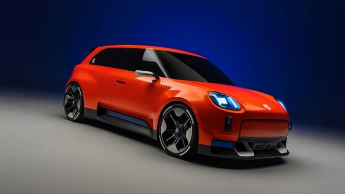 Profil de la MG GO, citadine électrique prévue pour 2027