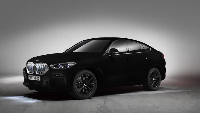 La BMW X6 Vantablack