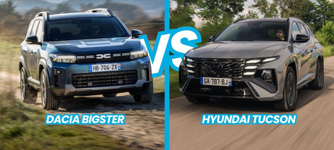 Comparatif : Dacia Bigster VS Hyundai Tucson