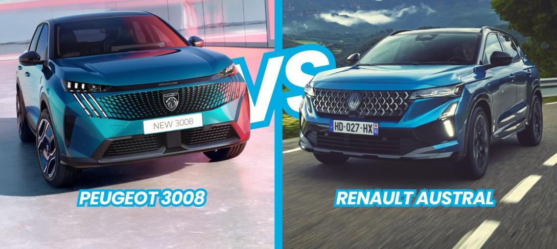 Comparatif Peugeot 3008 VS Renault Austral