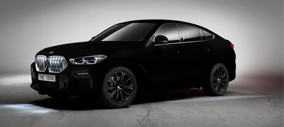 La BMW X6 Vantablack