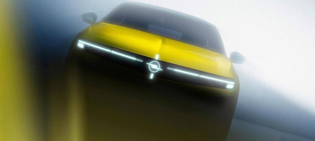 Face avant de la nouvelle Opel Astra