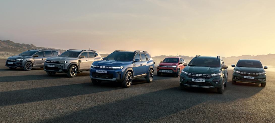 Gamme de voitures Dacia