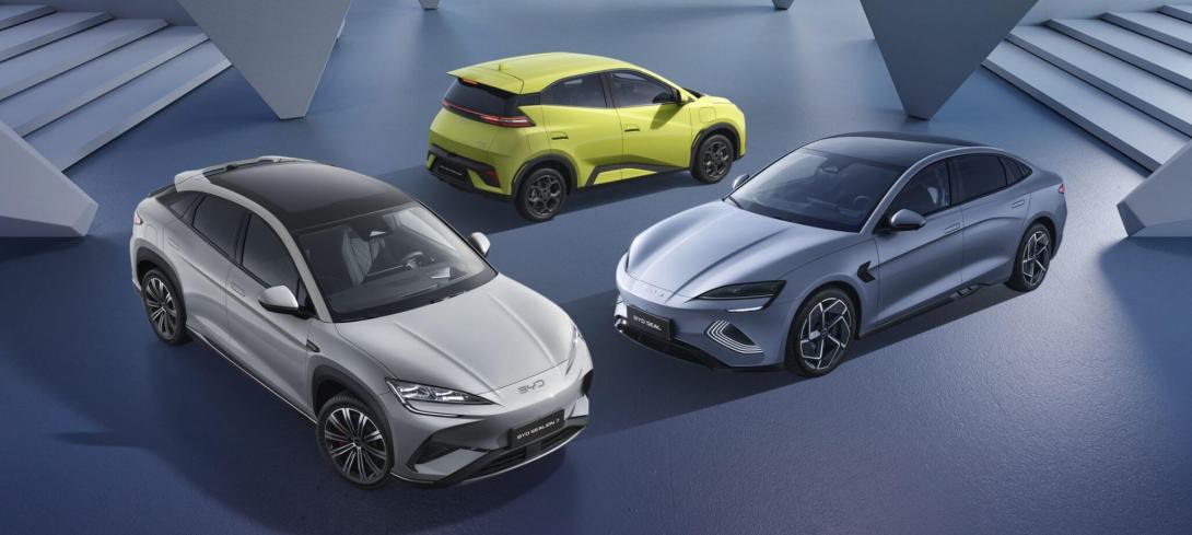 La gamme BYD sur le marché de l'Europe