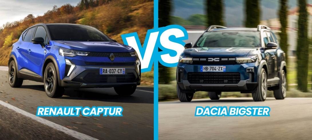 Comparatif Renault Captur - Dacia Bigster