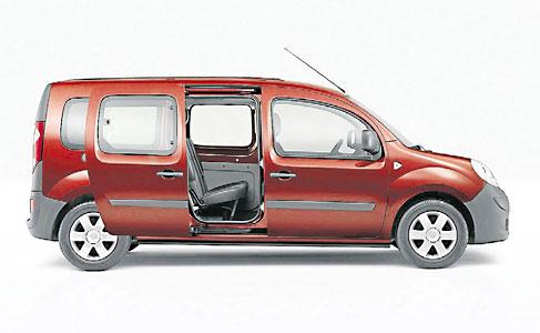 Kangoo Express maxi : 5 places à prix contenu