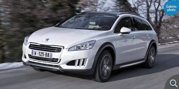 La Peugeot 508 RXH abat une carte inédite