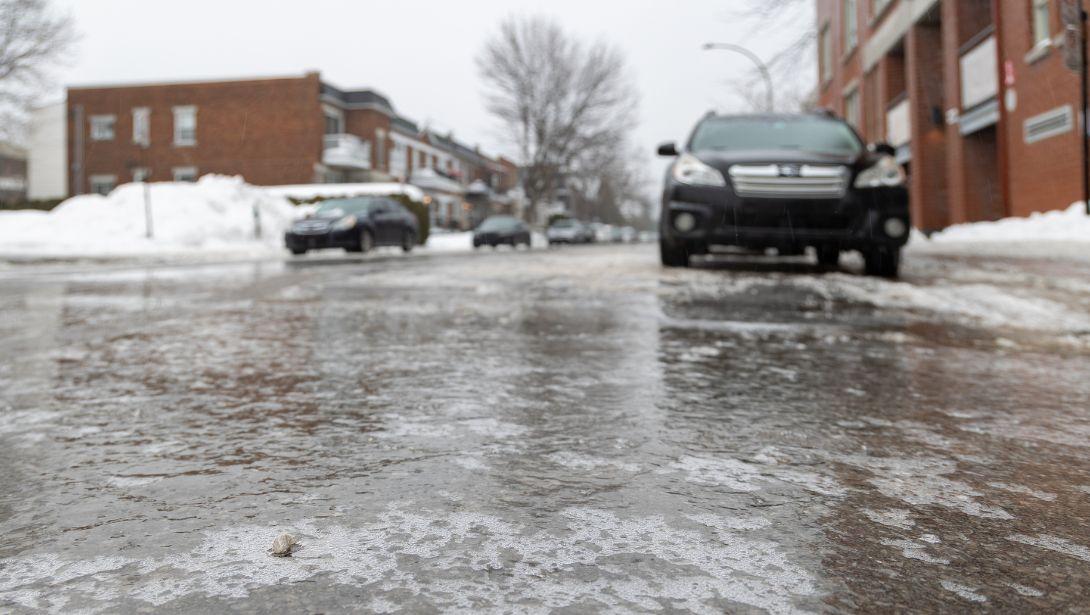 Conduite sur verglas